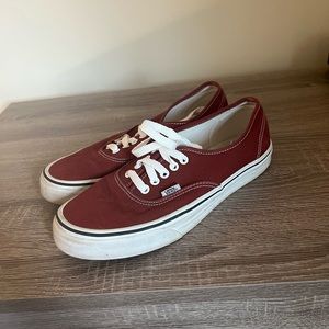 Men’s Vans Shoes Size 8.5 Maroon